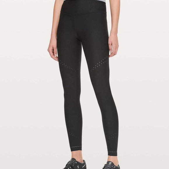 lululemon athletica Pants - LULULEMON Zoned in tight pants 12 Rare  Black